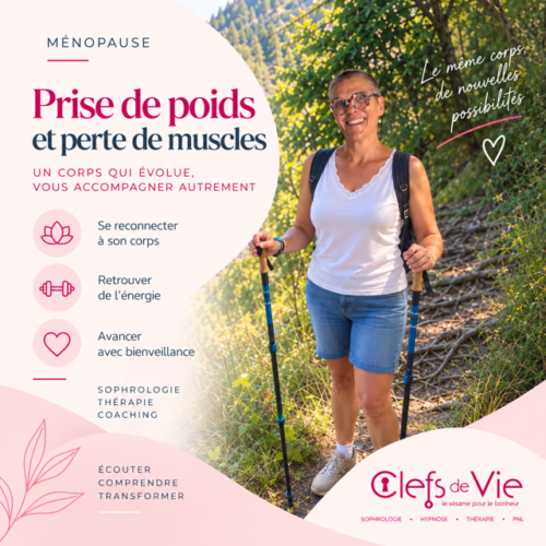 Ménopause, prise de poids et perte de muscle : et si on apprenait à accompagner son corps autrement ?